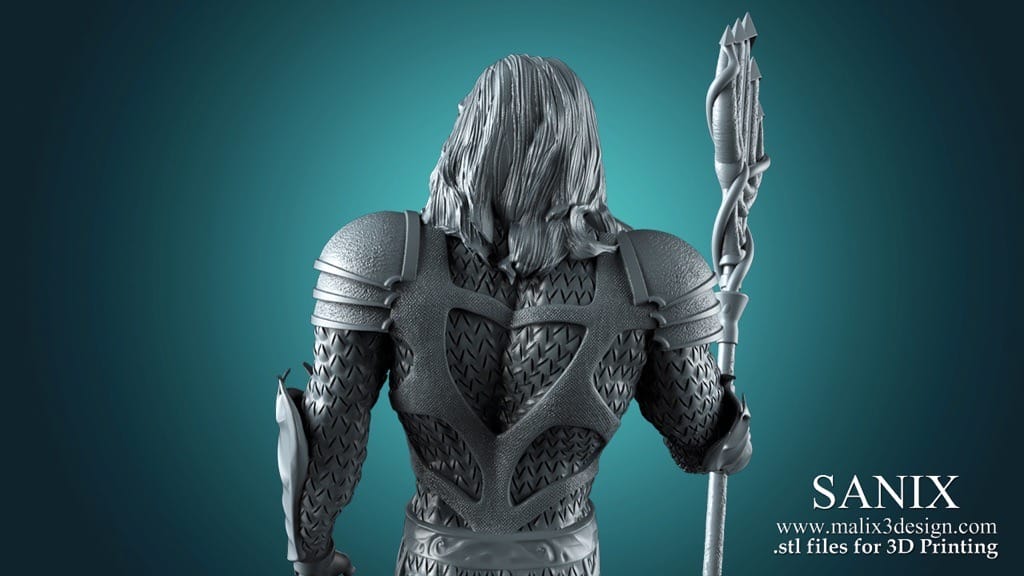 P站图纸印象馆 Sanix3d DC漫画 海王 Sanix3d DC漫画 海王