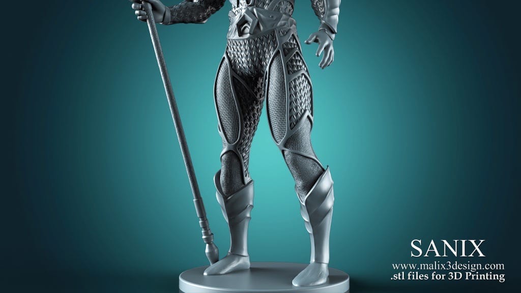 P站图纸印象馆 Sanix3d DC漫画 海王 Sanix3d DC漫画 海王