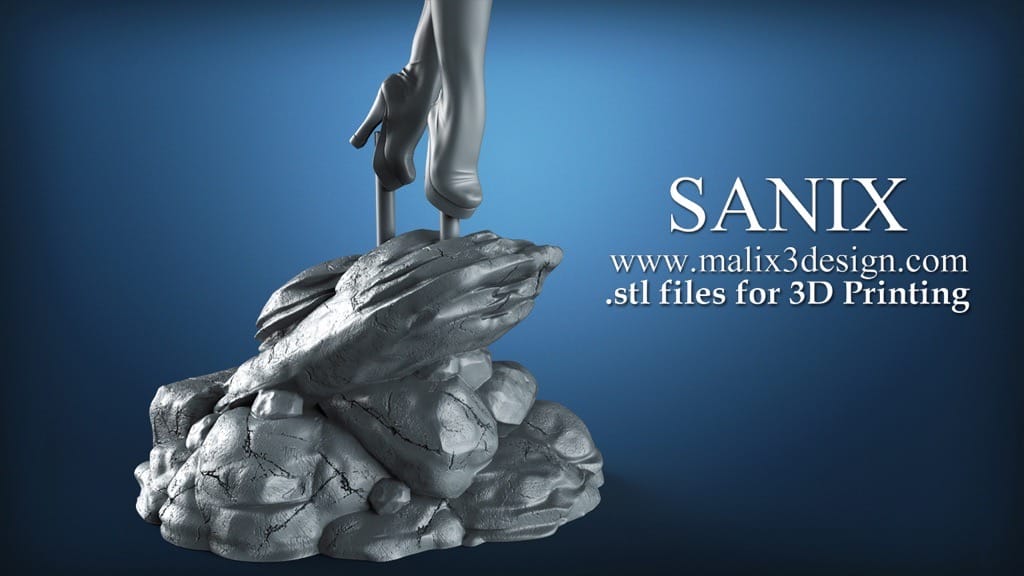 P站图纸印象馆 Sanix3d DC漫画 超级少女 Sanix3d DC漫画 超级少女