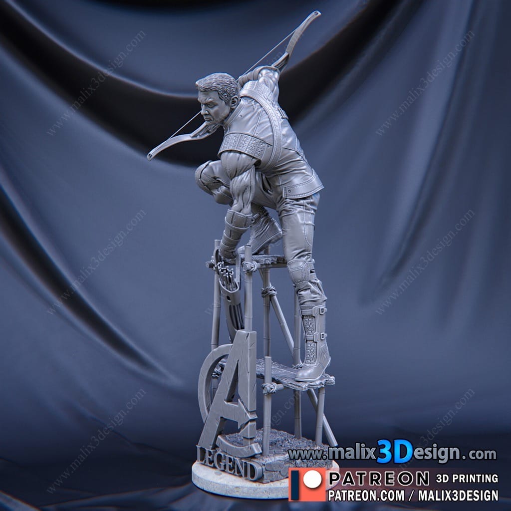 P站图纸印象馆 Sanix3d 漫威 鹰眼 Sanix3d 漫威 鹰眼