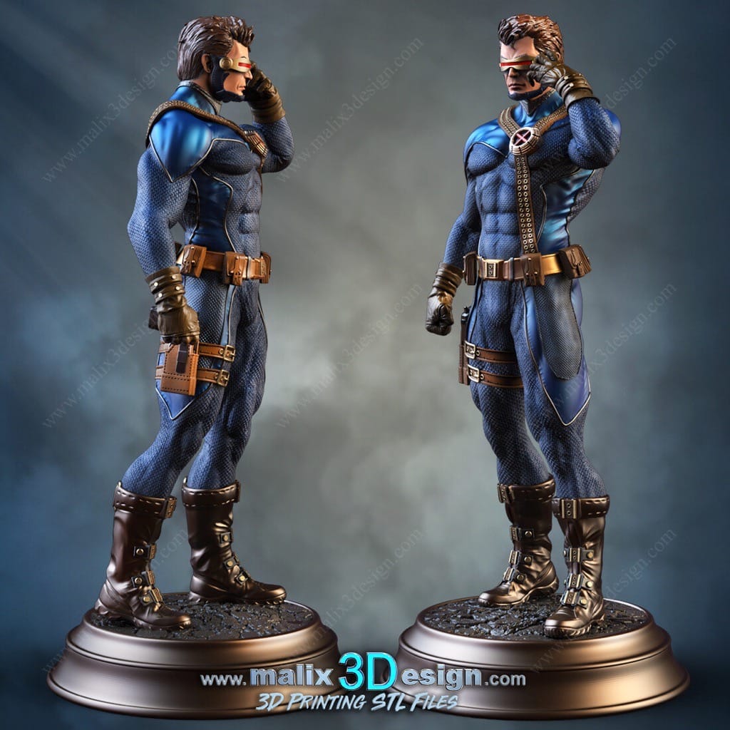 P站图纸印象馆 Sanix3d 漫威 镭射眼 Sanix3d 漫威 镭射眼