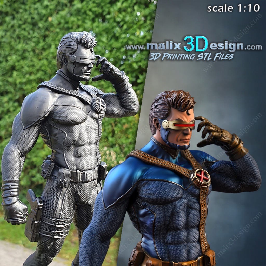 P站图纸印象馆 Sanix3d 漫威 镭射眼 Sanix3d 漫威 镭射眼