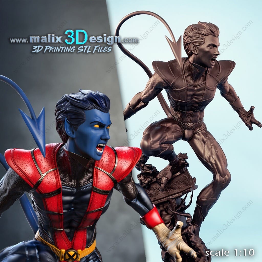 P站图纸印象馆 Sanix3d 漫威 夜行者 Sanix3d 漫威 夜行者