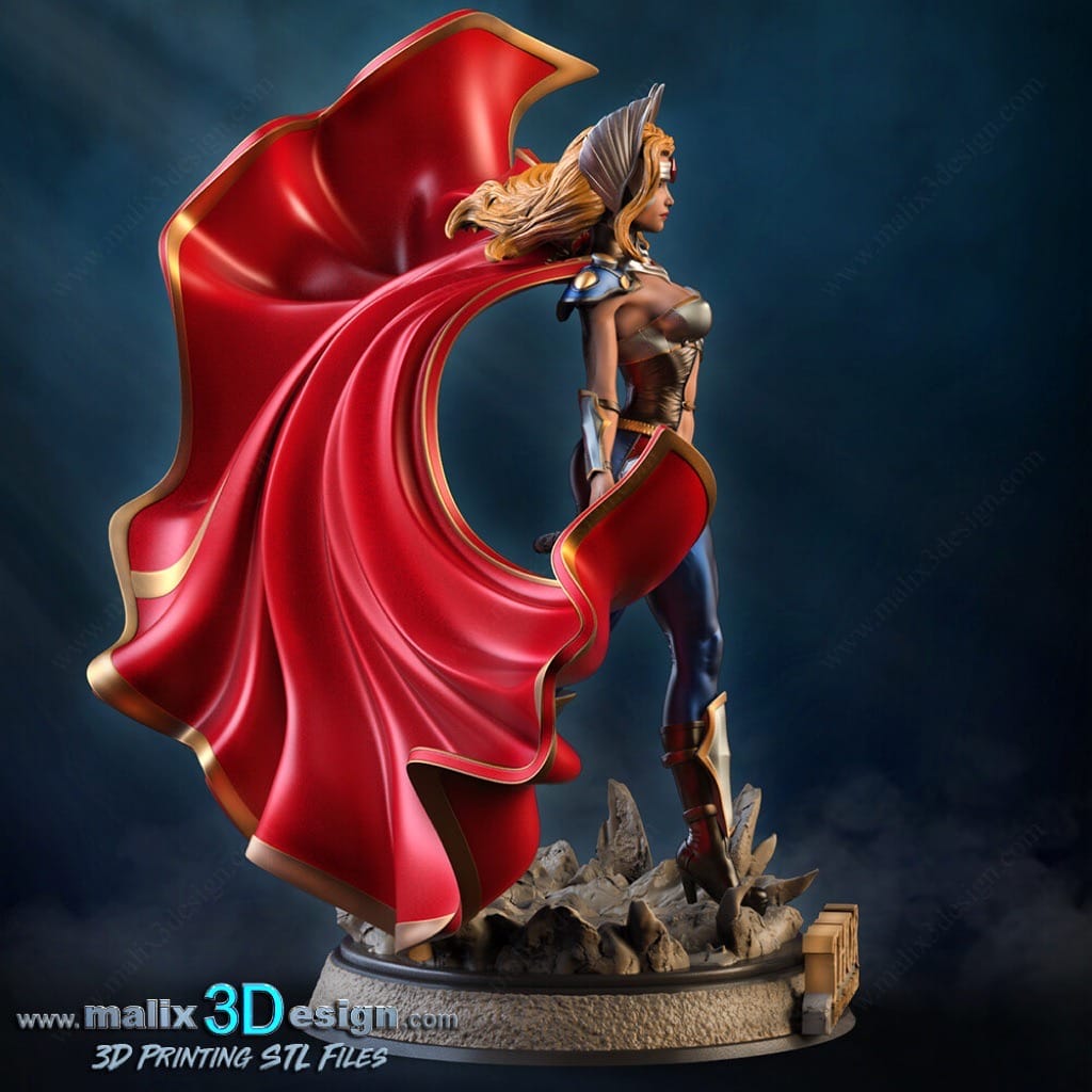 P站图纸印象馆 Sanix3d 漫威 女雷神 Sanix3d 漫威 女雷神