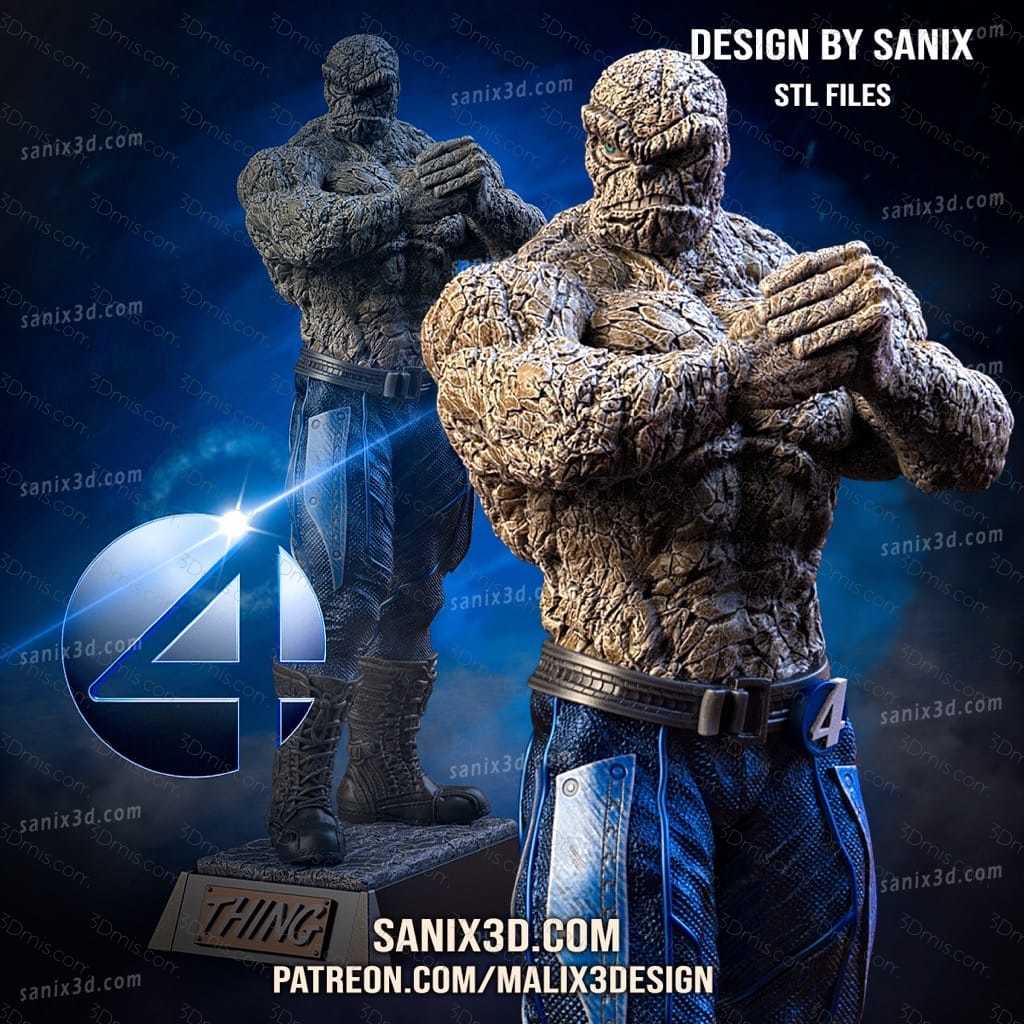 Sanix3d 漫威 石头人