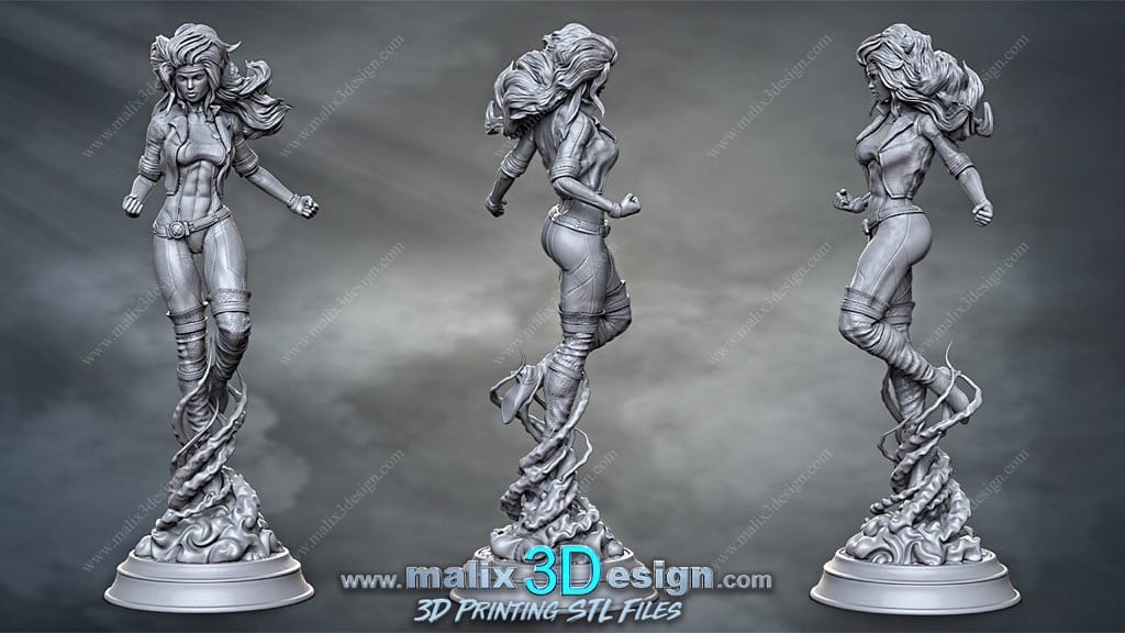 P站图纸印象馆 Sanix3d 漫威 罗刹女 Sanix3d 漫威 罗刹女