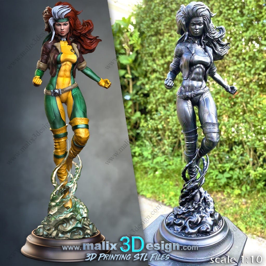 P站图纸印象馆 Sanix3d 漫威 罗刹女 Sanix3d 漫威 罗刹女