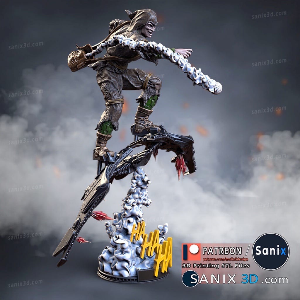 P站图纸印象馆 Sanix3d 漫威 绿魔 Sanix3d 漫威 绿魔