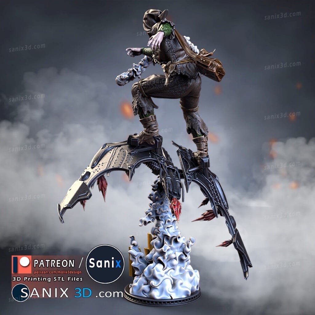 P站图纸印象馆 Sanix3d 漫威 绿魔 Sanix3d 漫威 绿魔