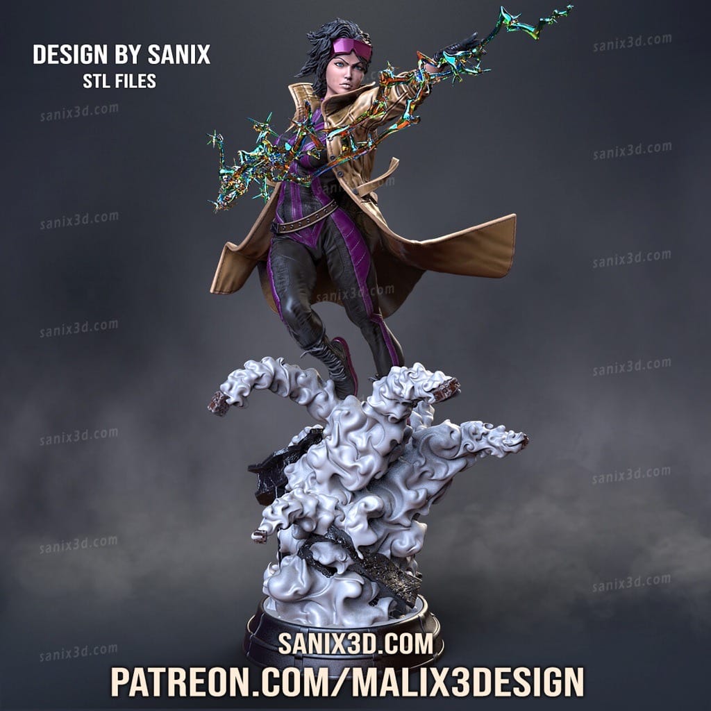 P站图纸印象馆 Sanix3d 漫威 李千欢 Sanix3d 漫威 李千欢