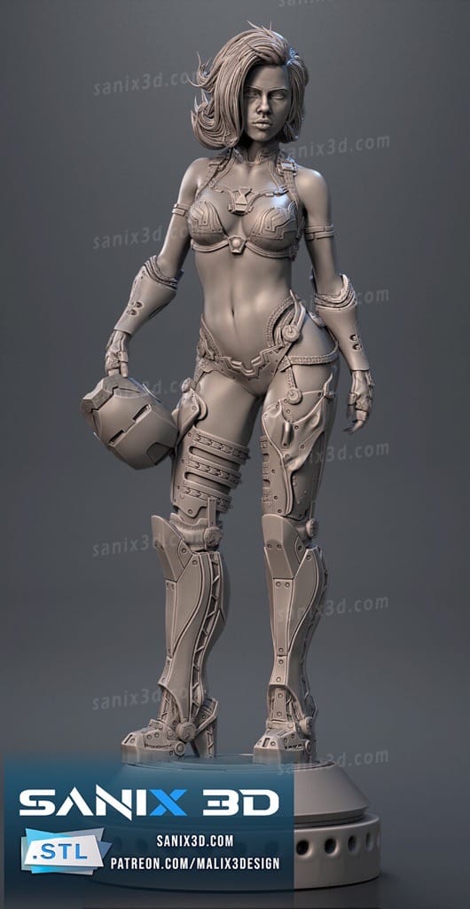 P站图纸印象馆 Sanix3d 铁寡妇 Sanix3d 铁寡妇