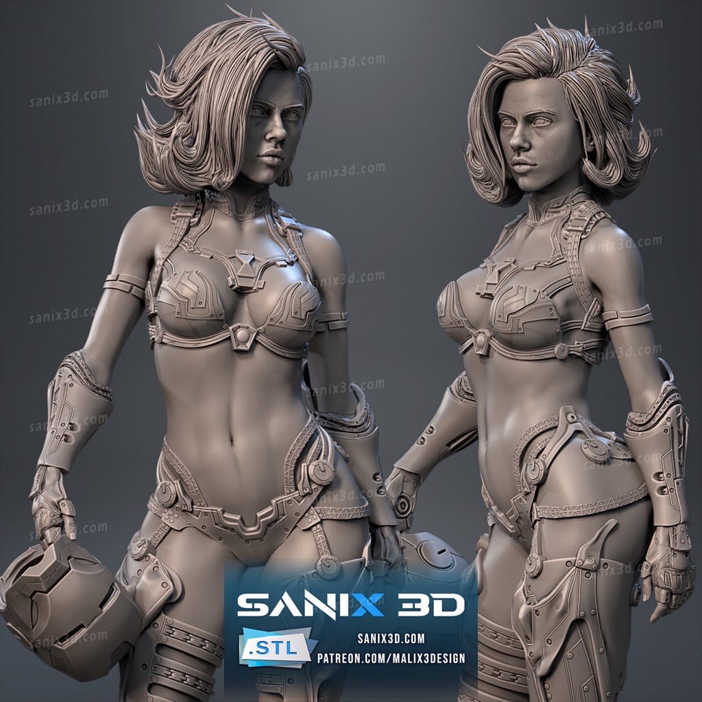 P站图纸印象馆 Sanix3d 铁寡妇 Sanix3d 铁寡妇