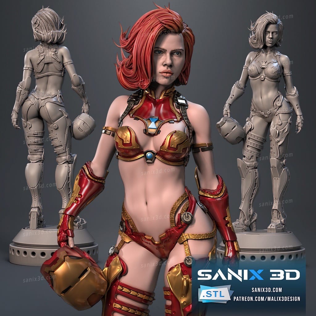 P站图纸印象馆 Sanix3d 铁寡妇 Sanix3d 铁寡妇