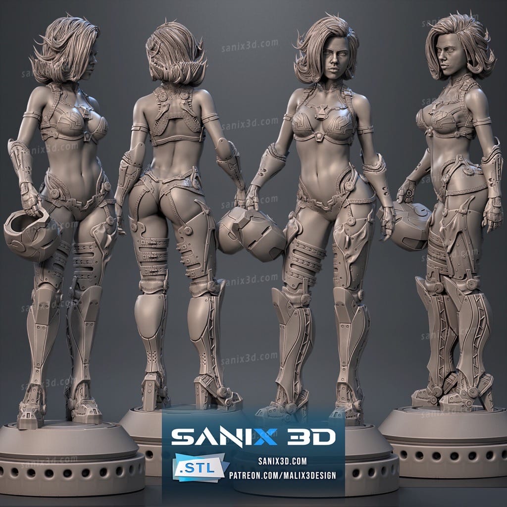 P站图纸印象馆 Sanix3d 铁寡妇 Sanix3d 铁寡妇