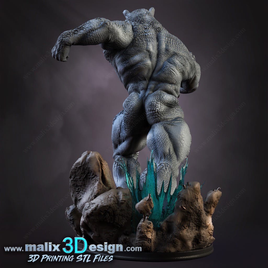 P站图纸印象馆 Sanix3d 漫威 犀牛人 Sanix3d 漫威 犀牛人