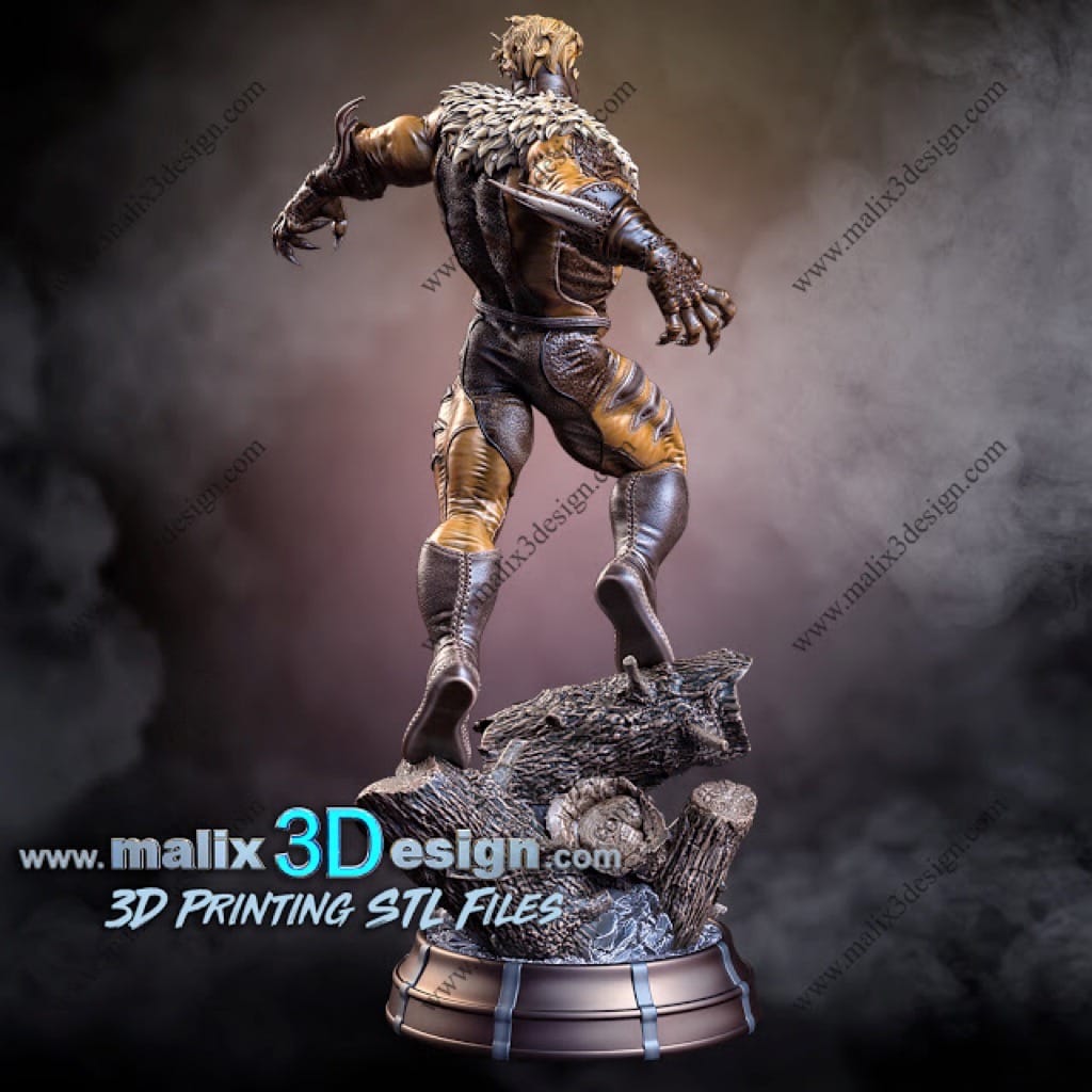 P站图纸印象馆 Sanix3d 漫威 剑齿虎 Sanix3d 漫威 剑齿虎