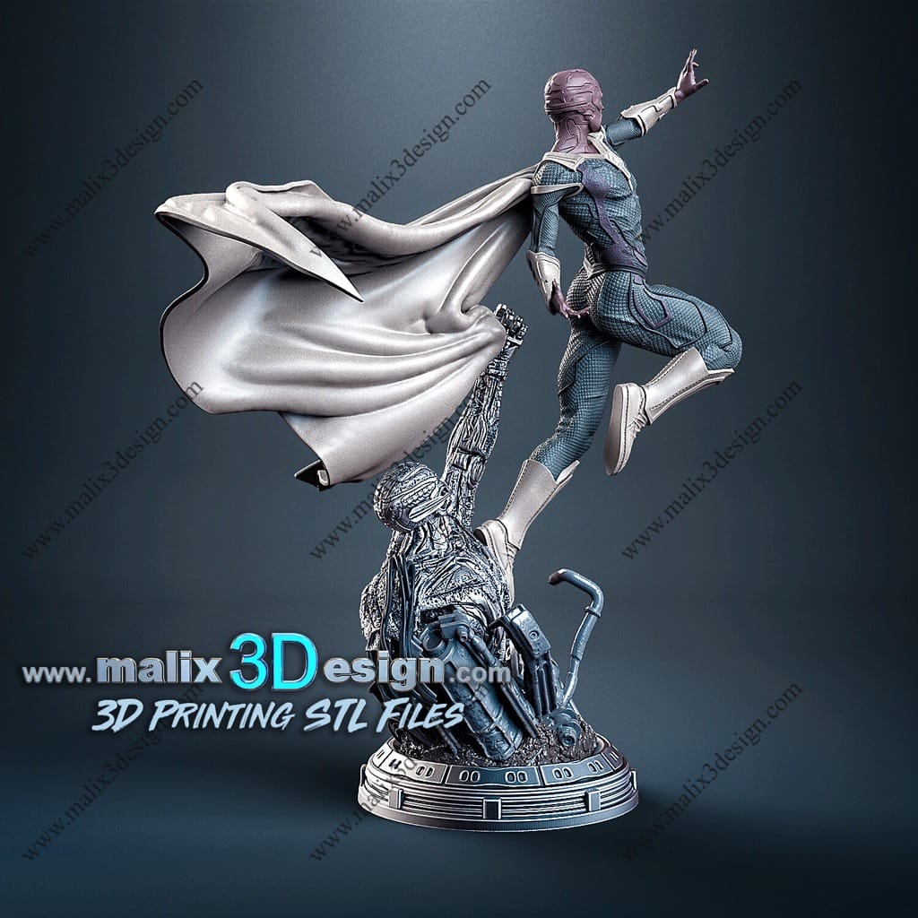 P站图纸印象馆 Sanix3d 漫威 幻视 Sanix3d 漫威 幻视