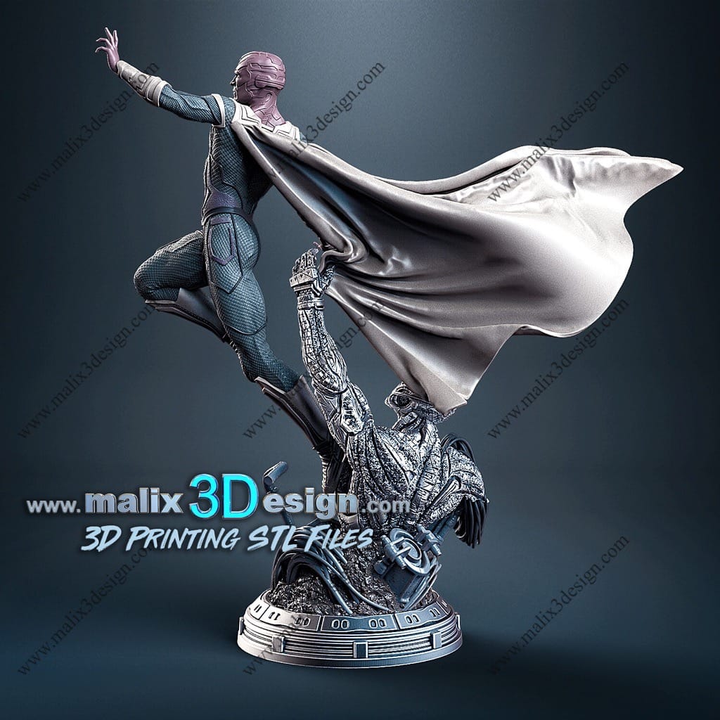 P站图纸印象馆 Sanix3d 漫威 幻视 Sanix3d 漫威 幻视