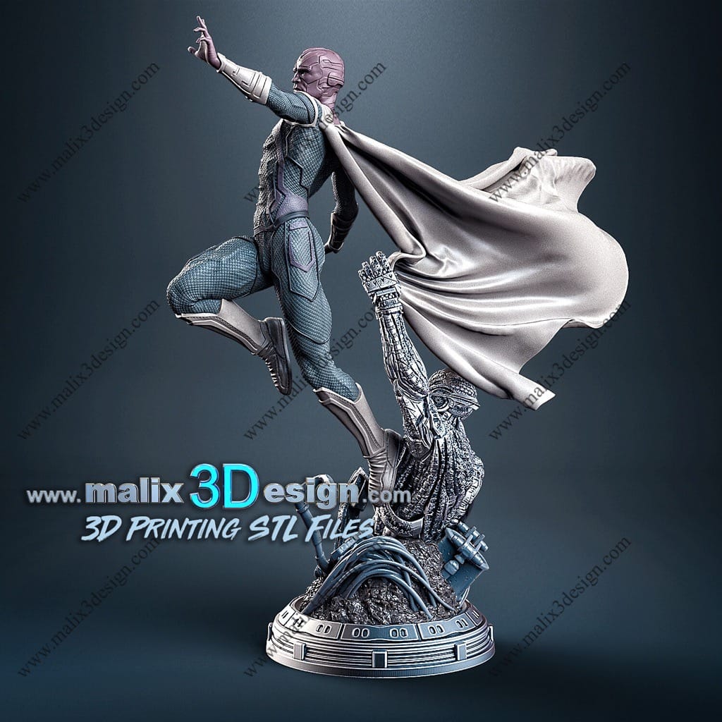 P站图纸印象馆 Sanix3d 漫威 幻视 Sanix3d 漫威 幻视