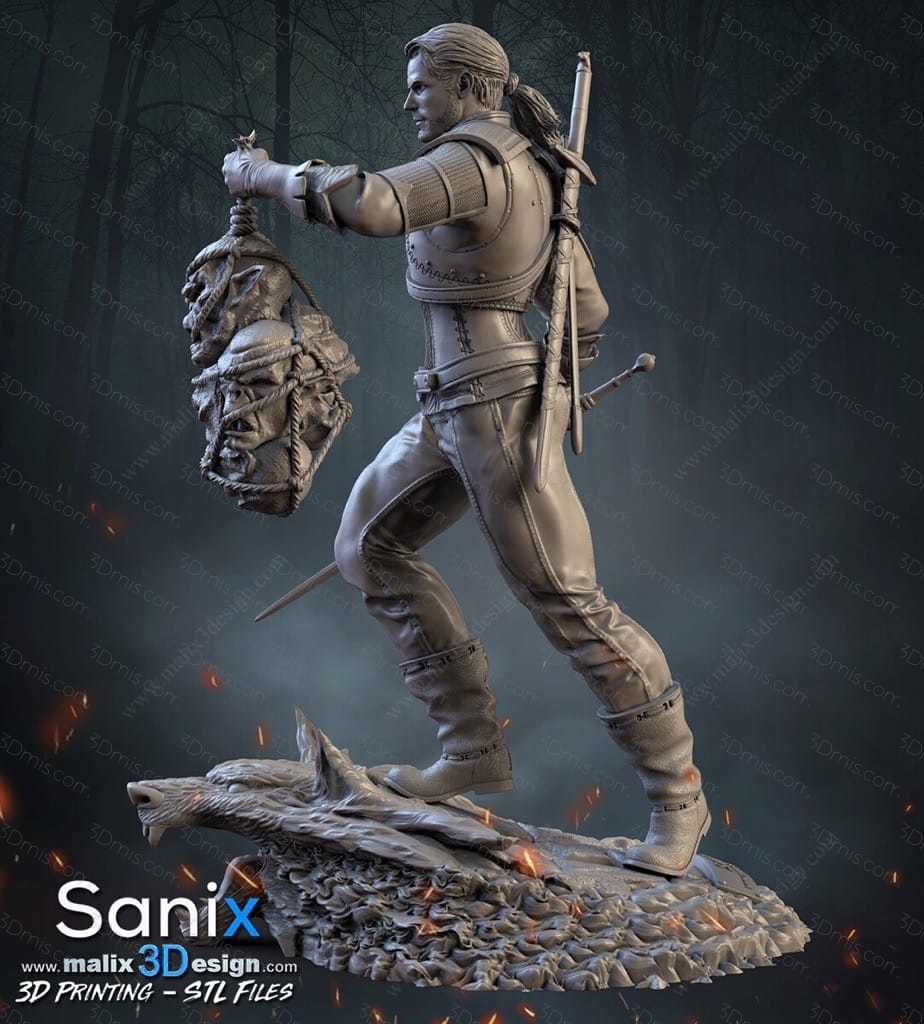 Sanix3d 猎魔人 杰洛特