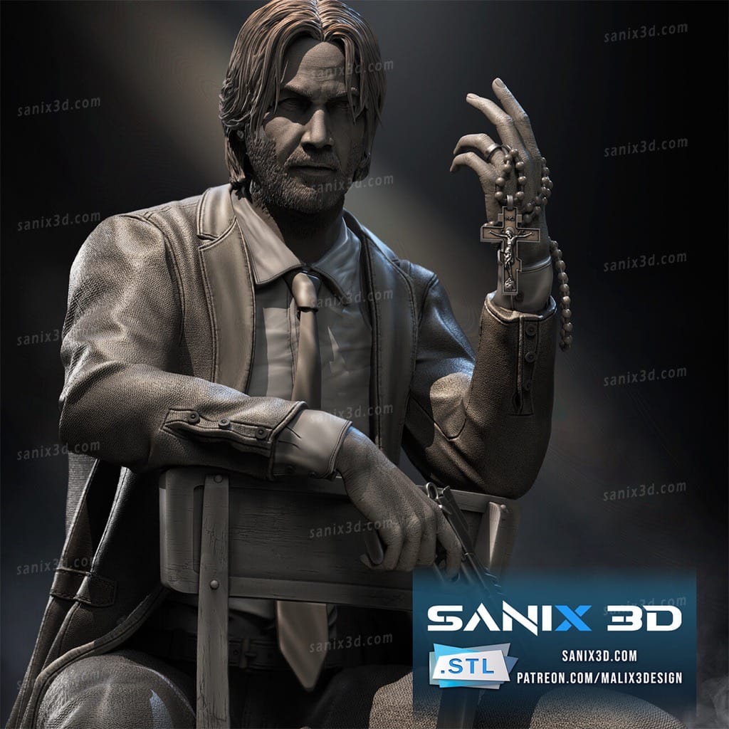 P站图纸印象馆 Sanix3d 疾速追杀 约翰·威克 Sanix3d 疾速追杀 约翰·威克