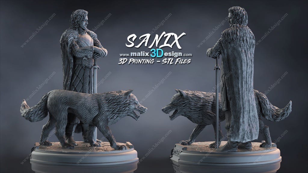 P站图纸印象馆 Sanix3d 权力的游戏 艾德·史塔克 Sanix3d 权力的游戏 艾德·史塔克