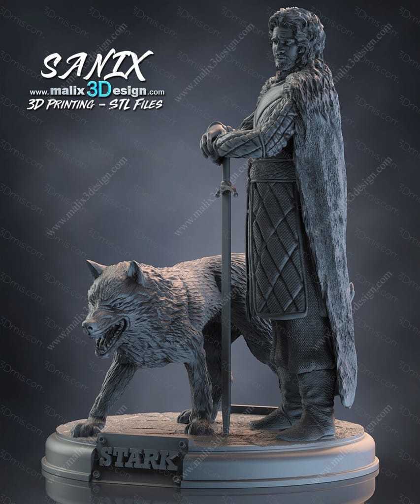 P站图纸印象馆 Sanix3d 权力的游戏 艾德·史塔克 Sanix3d 权力的游戏 艾德·史塔克