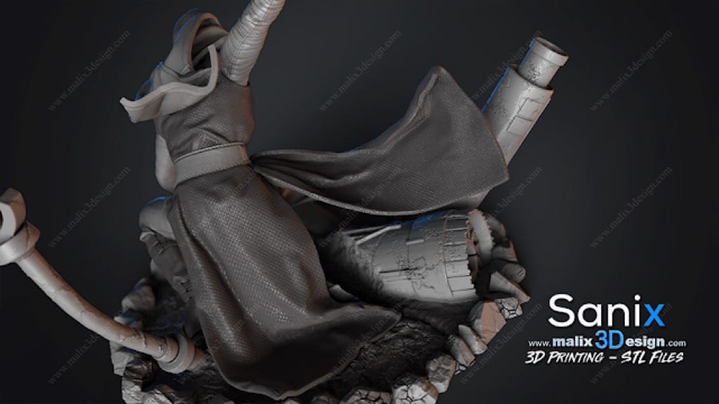 P站图纸印象馆 Sanix3d 星球大战 凯洛·伦 Sanix3d 星球大战 凯洛·伦