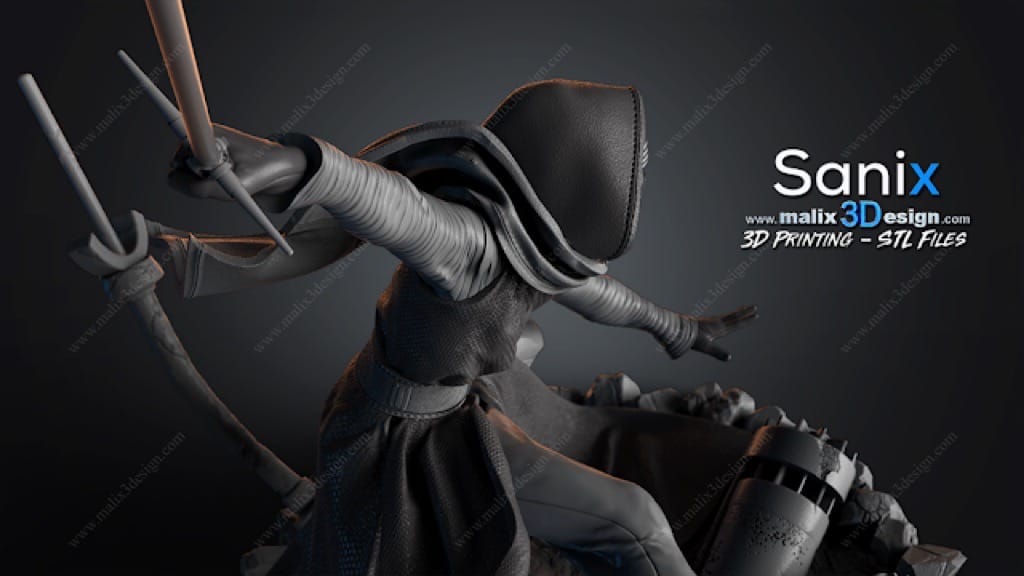 P站图纸印象馆 Sanix3d 星球大战 凯洛·伦 Sanix3d 星球大战 凯洛·伦