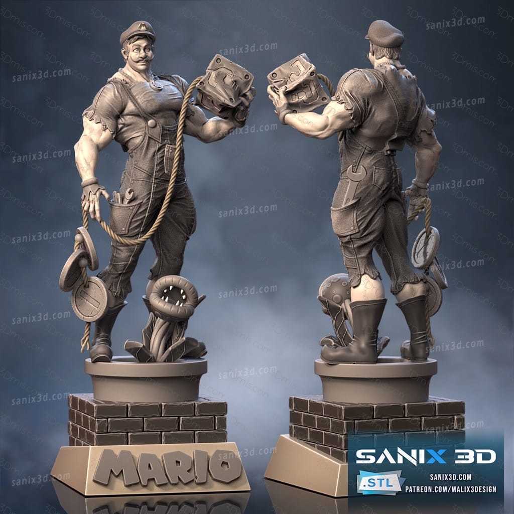 Sanix3d 超级马里奥