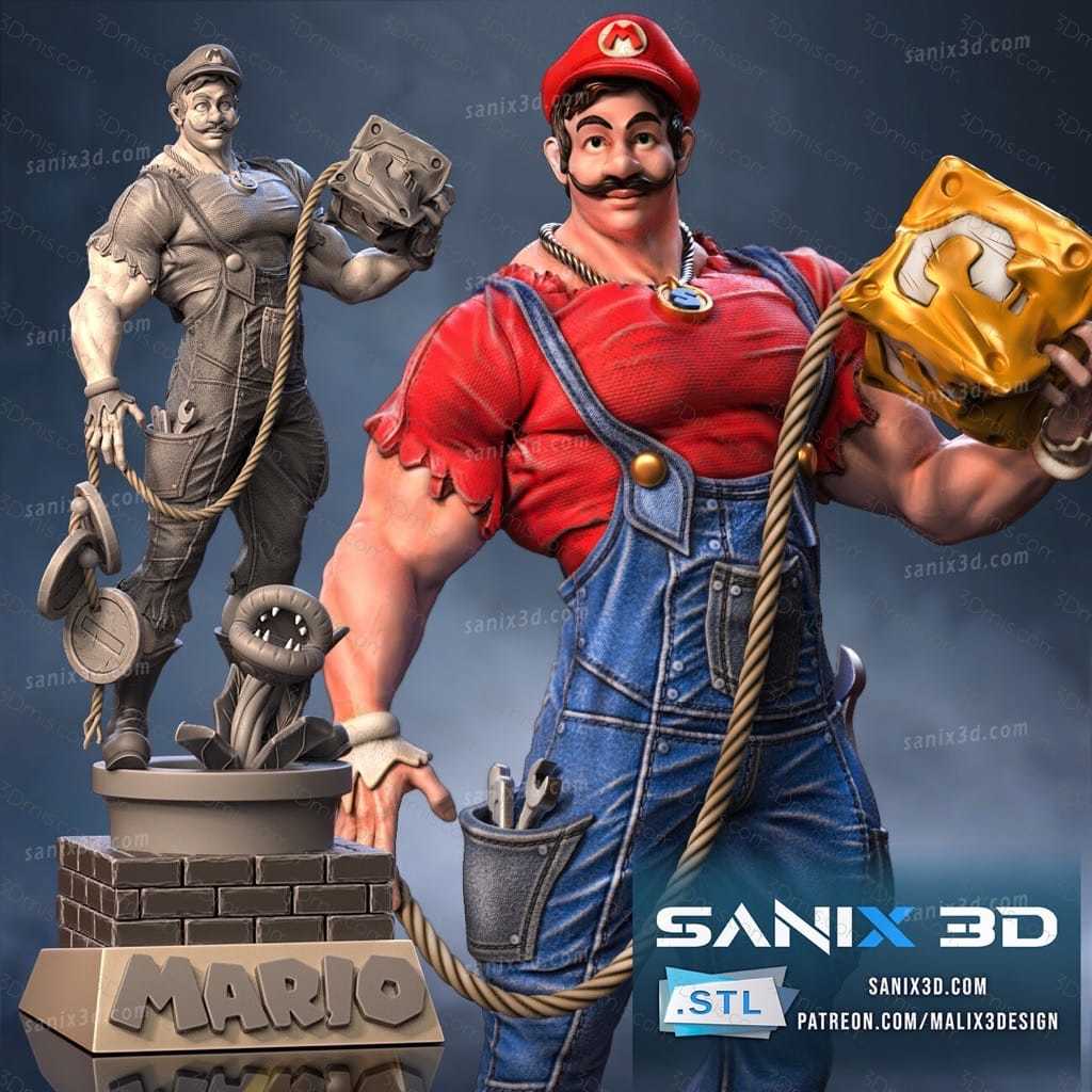 Sanix3d 超级马里奥