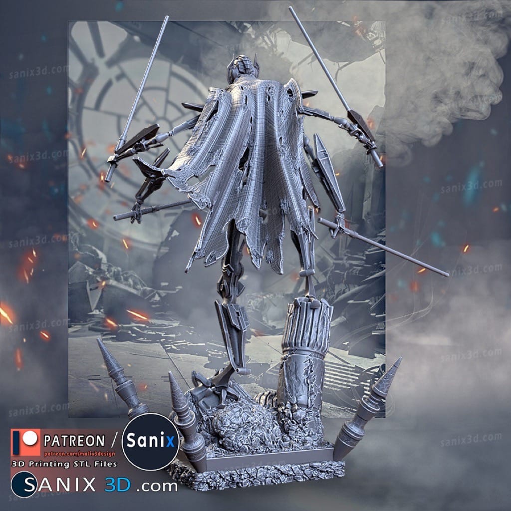 P站图纸印象馆 Sanix3d 星球大战 格里弗斯将军 Sanix3d 星球大战 格里弗斯将军