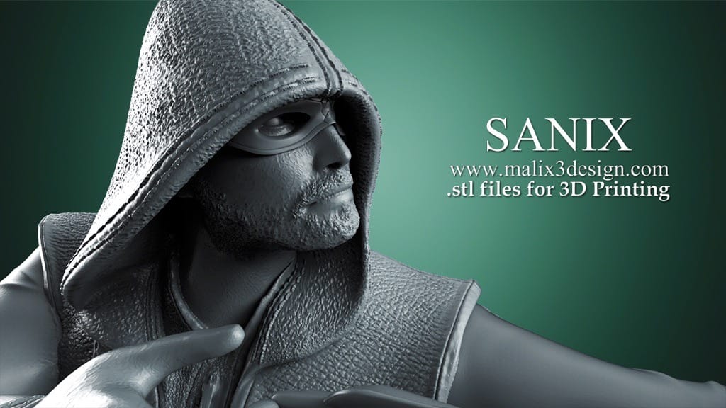 P站图纸印象馆 Sanix3d DC漫画 绿箭侠 Sanix3d DC漫画 绿箭侠