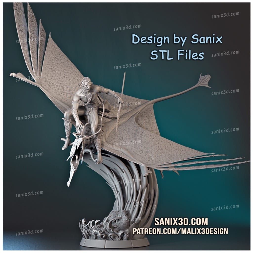 P站图纸印象馆 Sanix3d 阿凡达 水之道 Sanix3d 阿凡达 水之道