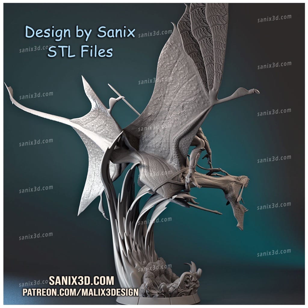 P站图纸印象馆 Sanix3d 阿凡达 水之道 Sanix3d 阿凡达 水之道