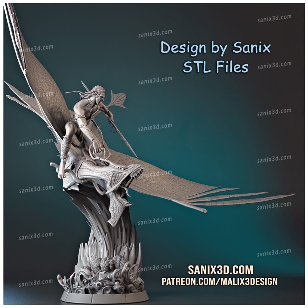 P站图纸印象馆 Sanix3d 阿凡达 水之道 Sanix3d 阿凡达 水之道