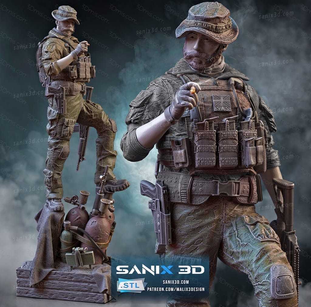 Sanix3d 使命召唤 上尉普莱斯