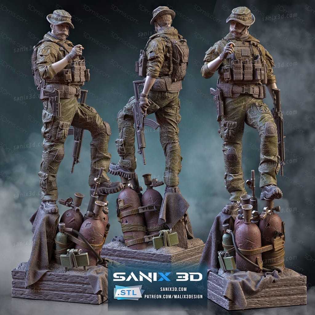 Sanix3d 使命召唤 上尉普莱斯