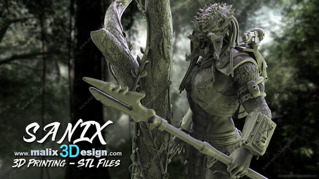 P站图纸印象馆 Sanix3d 铁血战士 Sanix3d 铁血战士