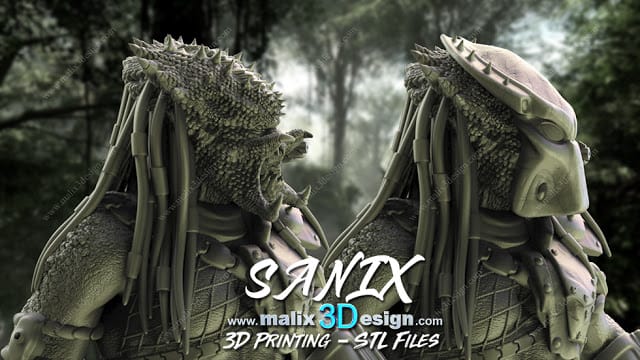 P站图纸印象馆 Sanix3d 铁血战士 Sanix3d 铁血战士