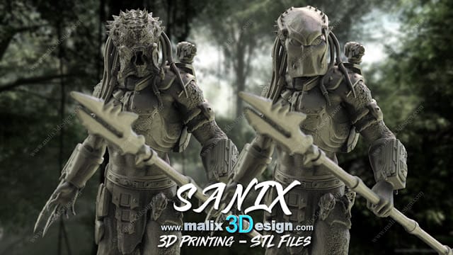 P站图纸印象馆 Sanix3d 铁血战士 Sanix3d 铁血战士