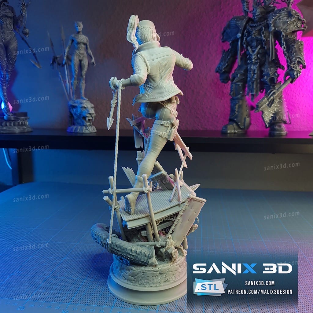 P站图纸印象馆 Sanix3d 真人快打 刀锋索尼娅 Sanix3d 真人快打 刀锋索尼娅