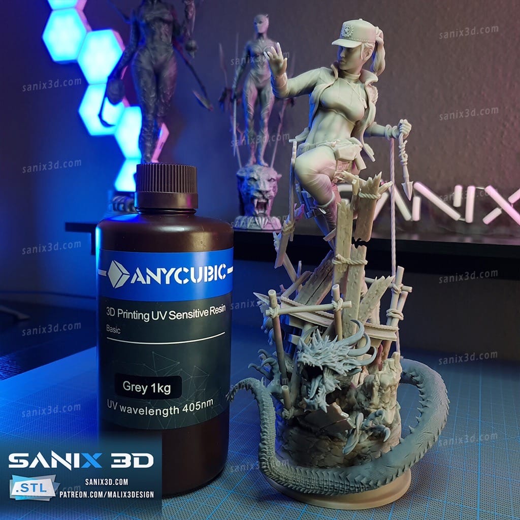 P站图纸印象馆 Sanix3d 真人快打 刀锋索尼娅 Sanix3d 真人快打 刀锋索尼娅