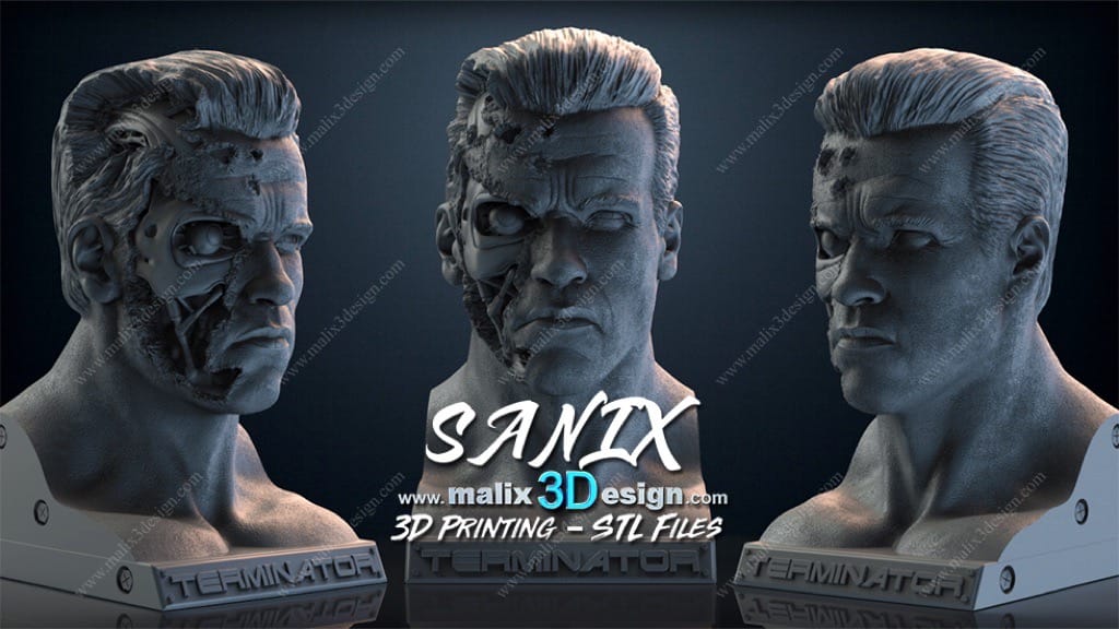 P站图纸印象馆 Sanix3d 终结者 Sanix3d 终结者