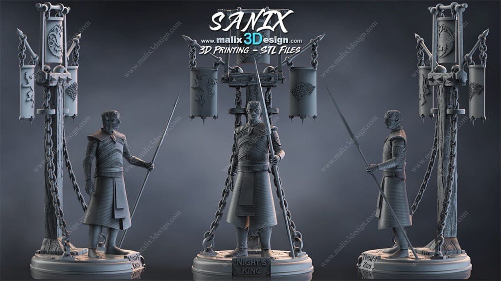 P站图纸印象馆 Sanix3d 权力的游戏 夜王 Sanix3d 权力的游戏 夜王