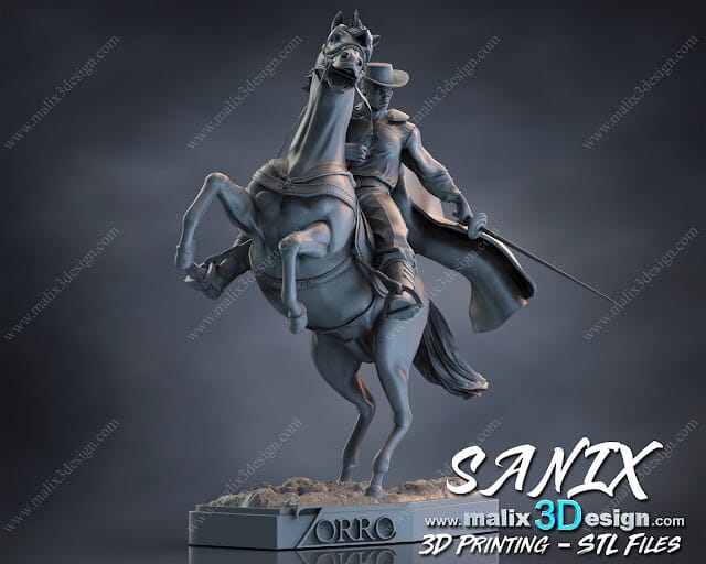 P站图纸印象馆 Sanix3d 佐罗 Sanix3d 佐罗