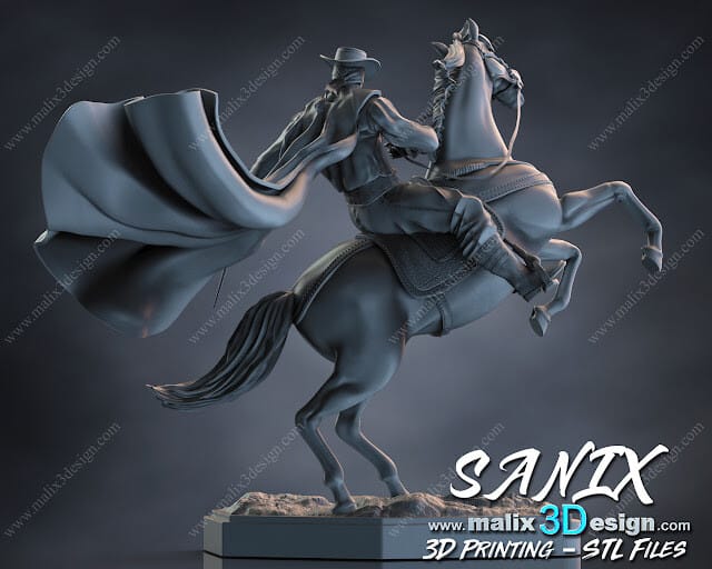 P站图纸印象馆 Sanix3d 佐罗 Sanix3d 佐罗