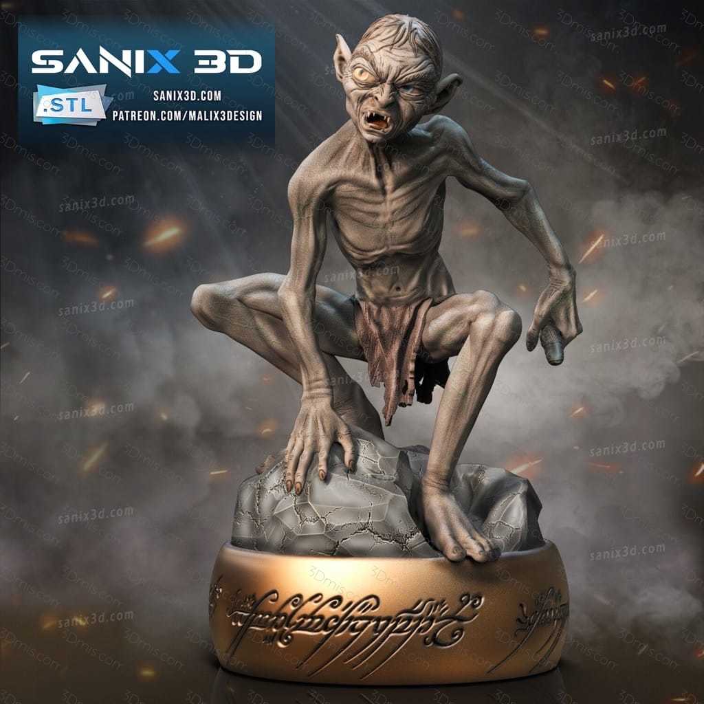 Sanix3d 指环王 咕噜