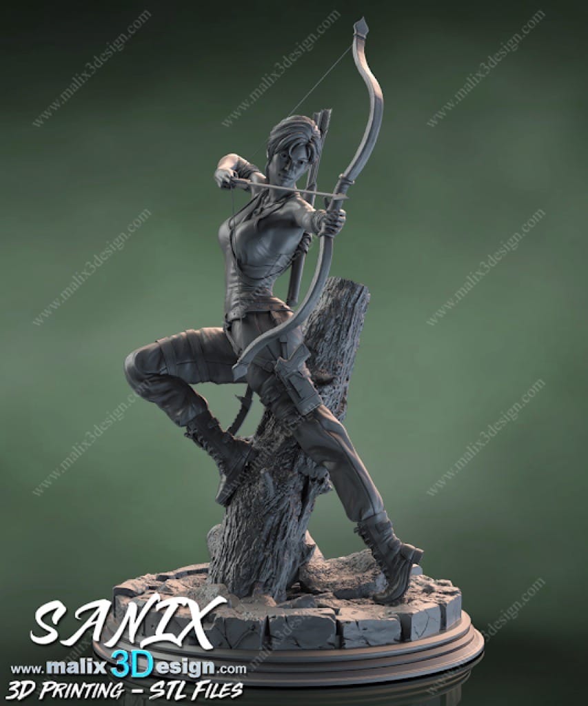 P站图纸印象馆 Sanix3d 古墓丽影 劳拉·克劳馥 Sanix3d 古墓丽影 劳拉·克劳馥