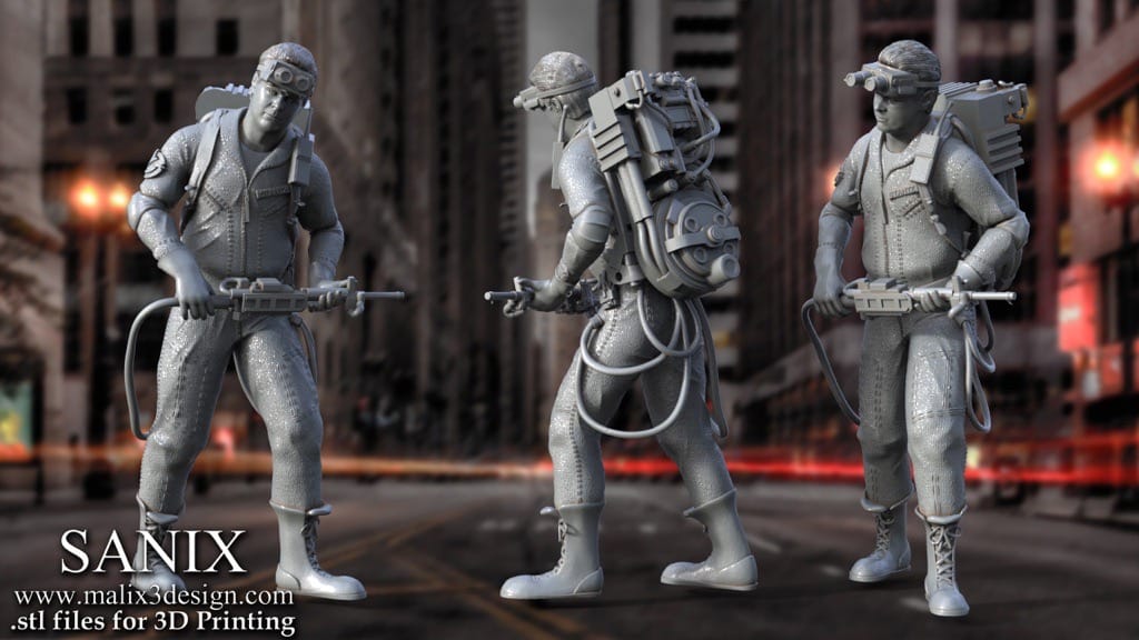 P站图纸印象馆 Sanix3d 捉鬼敢死队 Sanix3d 捉鬼敢死队